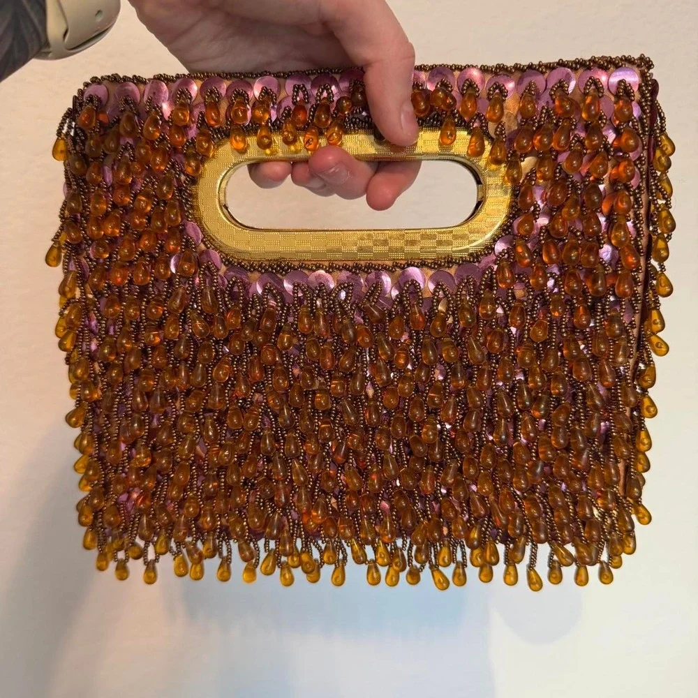 Handmade Fairy Beaded Clutch